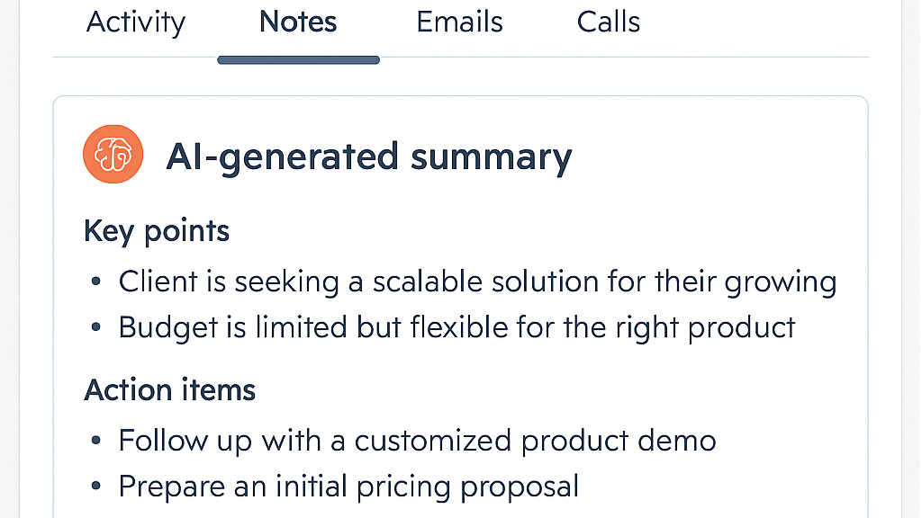 AI-Powered Meeting Summaries